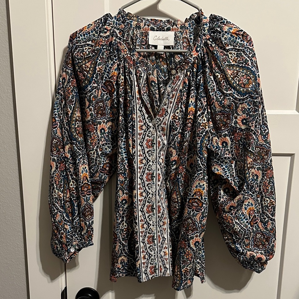 Cleobella Multicolor Paisley Blouse
